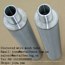 Taux de filtration régulier facile à laver tube de treillis métallique fritté